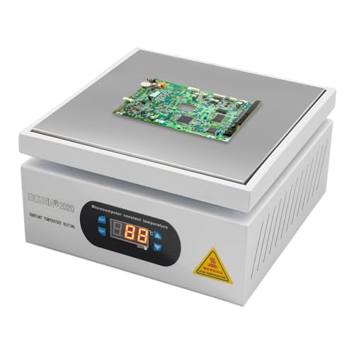 Vorwärmer Preheating Station 700W 0-500℃ Heizfläche 20×20cm PCB Heizstation Lötstation-Heizplatten Mikrocomputer-Vorwärmen für Reparieren Handy-Bildschirmen LED-Anzeigen etc