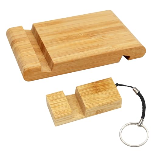 HDGSAFD 1-teiliger Handyhalter, 1-teiliger Schlüsselanhänger-Handyhalter, Desktop-Handyhalter, doppelseitiger Handyhalter, Handybasis