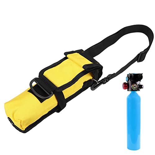 PERTID Tauchflasche, Sauerstoffflasche, 0,5 l, Transporttasche für Sauerstofftank, Tauchen, Atemgerät, leicht, Zubehör Cipliko