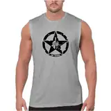 Tank Top Herren Sommer, Shirt Herren Sport, Ärmelloser Muskelshirt mit Druck Fitness Work Out Unterhemd Funktionsshirt Mit Rundhals-Ausschnitt Lässig Locker Tee Top Funktionsshirt 2024