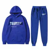 Trapstar Trainingsanzug Kinder Jungen Mädchen,Trapstar Buchstabenstickerei Tracksuit，Trapstar Hoodie und Trapstar Hose Basic 2 Teiler Jogginganzug,Y2K Mode Sports Anzug