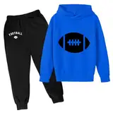 Trainingsanzug Kinder Jungen Sport Outfit 2 Teilig Jungen Kleidungs Gesetztes Basic 2 Teiler Jogginganzug Set Mit Kapuze Sportjacke Jacke Mit Kapuze + Sporthose Trainingsanzug Set Sport Outfit