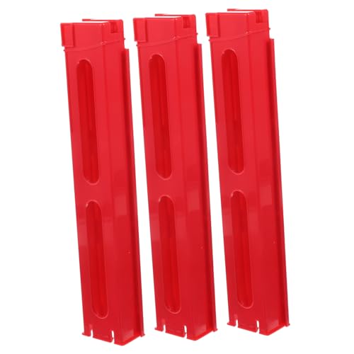 BESTonZON 3 Stück Domino-Kartenlader Gestell Clips Zug Eisenbahn Domino-Zug- Domino- Domino-Kreationen Kinderspiele Domino-Zugspielzeug Zug für Plastik