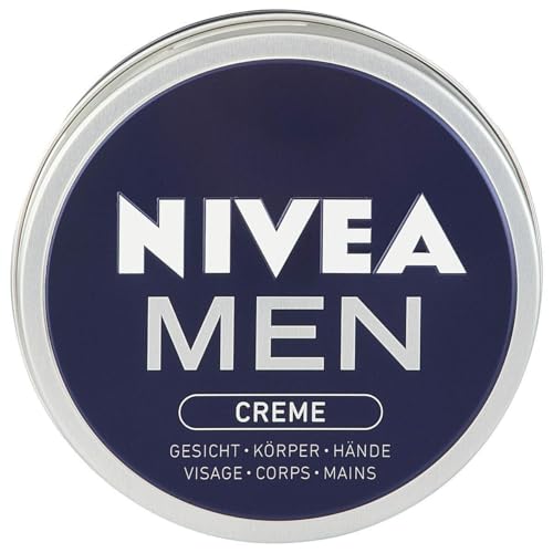 NIVEA MEN Creme, pflegende Hautcreme mit Vitamin E für intensive Feuchtigkeit,Hautpflege für Männer, ideal für Körper, Gesicht und Hände (150 ml)