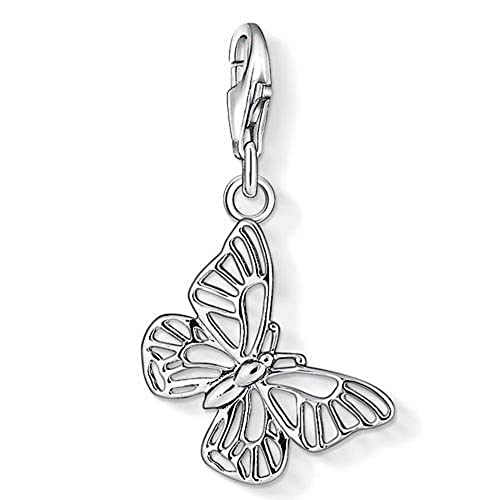 Thomas Sabo Damen Charm-Anhänger Schmetterling Charm Club 925 Sterling Silber 1038-001-12