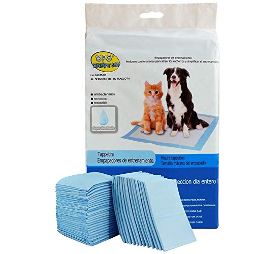 BPS Hygieneunterlagen für Haustiere Trainingssoakers Kohlenstoff-Trainingpads für Haustiere und Welpen Trainingsunterlagen für Welpen Super saugfähig Einzigartige 20 pcs 60 * 90 cm