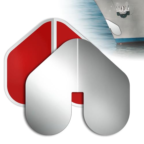 ForoGore 2 Stück Edelstahl-Bogenschutz für Boote, Boote, Bogenschutz mit Selbstklebendem Kielschutz zum Schutz von Booten vor Abnutzung und Kratzern