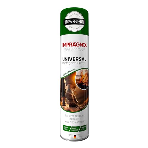 Imprägnol Waterproof Universal 100% PFC-frei: Imprägnier-Spray geeignet für Textilien, Leder und Hightechgewebe, 400 ml, 1er Pack