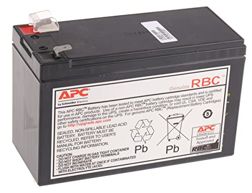 APC APCRBC110 - Ersatzbatterie für Unterbrechungsfreie Notstromversorgung (USV) von APC - passend für Modelle BE550G-GR / BR550GI