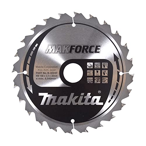 Makita MakForce Saegeblatt, 190 x 30 mm, 24Z, B-32247