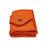 Arcturus Militärische Wolldecke, 2 kg, warm, schwer, waschbar, groß, 162,6 x 223,5 cm, ideal für Camping, Outdoor, Survival- und Notfall-Kits (Orange)