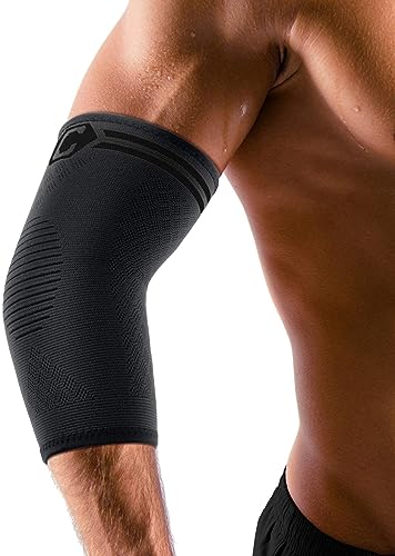 CAMBIVO Ellenbogenbandage x2, Tennisarm bandage für Damen Herren, Arm Bandage Ellenbogen geeignet Arthritis, Sehnenentzündung, Ellenbogenschoner für Sport, Golferarm und Tennisarm Armbandage