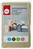 Rayher Lufttrocknender Ton, Beige, 1 kg, Modelliermasse, lufthärtend, weich, geschmeidig, ohne brennen, 3450102, 1000 g