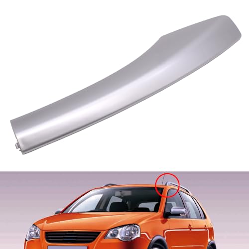 Dachgepäckträger Dachreling Abdeckung Vorne Links Dach Gepäckträger Schiene Ende Shell Plasitc Abdeckung Für VW CROSS POLO 9N3 2007 2008 2009 2010 2011