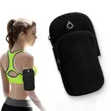 LZOWUUL Handy-Armband-Armtasche, Sporttasche, Outdoor-Sport, Laufsport-Armtasche mit Kopfhöreranschluss für Handy Bis zu 6,2"