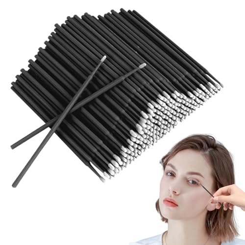 100 Stück Wimpernverlängerung Zubehör,Lacktupfer,Wimpernlifting Zubehör,Wimpern Applikator,Wimpern Zubehör,Microbrush,für Wimpernverlängerung, Makeup Applikator, Oral und Sauberkeit