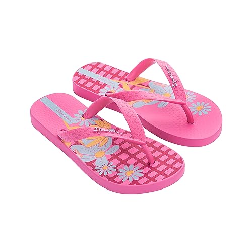 Ipanema Unisex Kinder Classic Xii Kids Flipflop, Pink Blue Yellow, 33/34 EU