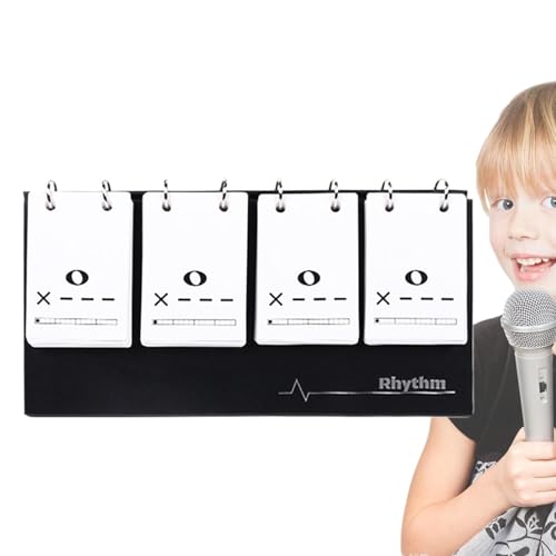 Shxupjn Musik-Flash-Karten | Rhythmus-Lernkarten für Notentraining – Musikunterricht Requisiten, Rhythmusübungskarte, Musiknotation Lernkarte für Klassenzimmer