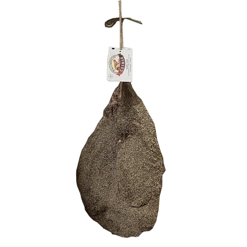 Guanciale ganzes Stück g.g.A (I.G.P.) 1.2 KG | GOURMET | thermoisolierte Verpackung | Schweinebacke speck aus italienischen Schweinen | von freilaufenden Schweinen Glutenfrei, allergenfrei