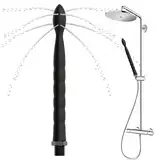 Sadodo 24cm Lange Dildo Anal Analdusche Duschreiniger aus Silikon mit 8 Löcher,Klistier Douche,Klistier Vaginal Anal Spülung Enemator Irrigator Darmspülung Einlauf Sexspielzeug für Männer Und Frauen