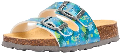 Superfit Fussbettpantoffel Pantoffeln, Blau 8420, 29 EU Weit