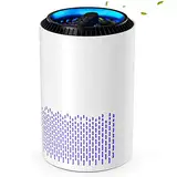 CONOPU Luftreiniger Allergiker, Air Purifier mit hocheffizientem Filter, Luftfilter mit Zeitschaltuhr, Raumluftreiniger mit Aromatherapie, für Staub Geruch