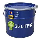meier Stahlfass 20 Liter Hobbock Deckelfass | Zyklon Staubabsaugung Geeignet | Lebensmittelecht | Metall Blechfass Mülleimer Behälter Kübel mit 2 Seitlichen Fallgriffen | Stabil und Stapelbar