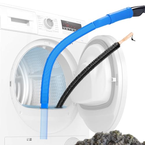 Trockner-Entlüftungs-Reiniger-Set Staubsaugeraufsatz Schlauch und Trockner Fusselbürste Entlüftungsfalle Reiniger für Reinigung Trockner Fusselentferner / Blau