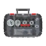 Bosch Accessories Professional 9 tlg. Lochsäge Progressor for Wood & Metal Set Sanitärinstallateur (für Holz und Metall, Ø 20-64 mm, Zubehör Bohrmaschine)