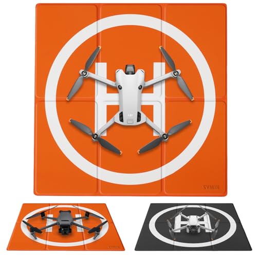 SYMIK LP500 Drohnen Landeplatz Faltbar 20''/50cm, Beschwerter doppelseitiger wasserdichter 2x3 schnell faltbar Drone Landing Pad für DJI Mini 4 Pro/Mini 3/Pro/Mini 4K/Mini 2 SE/Air 3S/Air 3/Air 2S