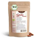 Hagebuttenkapseln Bio Nachfüllpack 400 Stück | feines Hagebuttenpulver in Kapselform | Bio-Qualität | über 66 Tagesdosen | vegane Kapselhülle | vom Achterhof