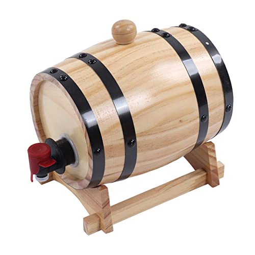Whisky-Fass-Tisch, Fass mit Ständer, Wein-Kiefernfässer, Wein-Kiefern-Alterungsfässer, Bierfässer für Bar, Gastronomie, Grillgeschäft (1L)