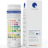 100x LuxmedIQ Urin Teststreifen - 10 Parameter Urinalysis Gesundheitstest - Teste auf Harnwegsinfektionen, Blasenentzündungen. Ketose, Diabetes, Nierenerkrankungen, Lebererkrankungen, Dehydrierung