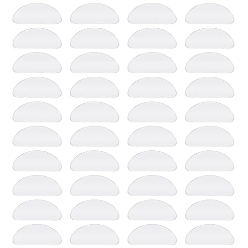 Nasenpads für Brille Selbstklebend YOURKAY 20 Paar Rutschfeste Nasenpads Silikon, Selbstklebende Dünne Rutschfeste Nasenpads Brille, Anti-Rutsch Brille Nasen Pad,Brille Nasen Pad für Vollformat Brille