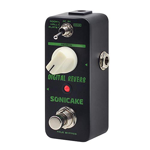 SONICAKE Digital Reverb Gitarre Effektpedal Room Hall Plate True Bypass