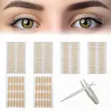 Schlupflider Stripes,Doppelte Augenlid Stripes,Schlupflider Tapes,Augenlid Stripes,Double-Sided Eyelid Tapes,Augenlid Stripes Unsichtbare,Wasserdicht Augenlidklebeband,mit Pinzette Gabelstange(240Pcs)