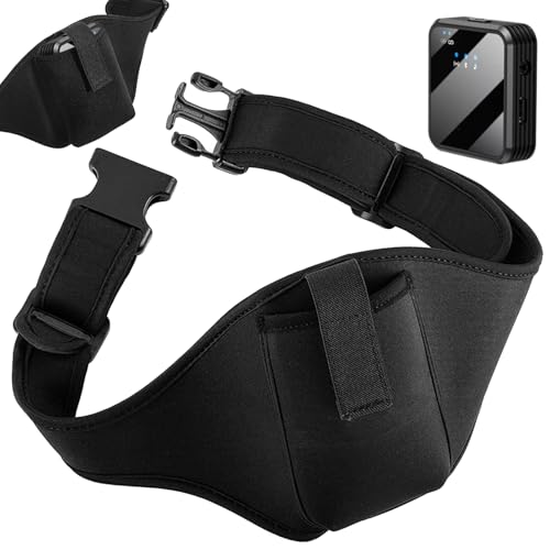 LOMSUXA Verstellbare Mikrofon Gürteltasche für Fitness Tragbare Hüfttasche für Kabellose Mikrofone Fanny mit Stauraum für Mikrofon Beim Laufen und Training
