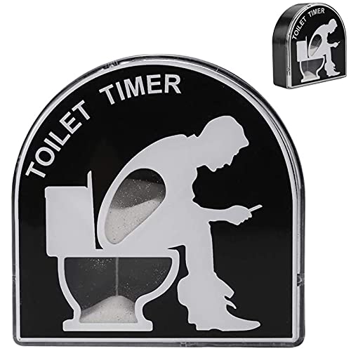 5 Minuten Sand Toilette Sanduhr Timer, Kinder Bürsten Timing Tool Hausgarten Home Decor Spielzeug, lustige Geschenke für Männer, Ehemann, Papa, Vatertag, Geburtstags-Gag (C)