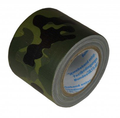 Orginal Bundeswehr Panzerband Gewebeband 50mm x 5m Flecktarn Camouflage 5farbig