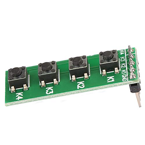 4-Tasten-Tastaturmodul Universal-Drucktastenschaltermodul Hausautomationsgeräte 4-Tasten-Drucktastenschaltermodul für DIY-Zubehörsatz