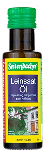 Seitenbacher Bio Lein Saat Öl I Erstpressung I kaltgepresst I nativ I (1x100 ml)