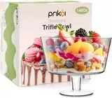 Prikoi 4,2 l Trifle-Schüssel mit Sockel, verdickte Version 2024