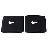 Nike Unisex-Youth Swoosh Gelenkband, Black/White, One Size (2er Pack)