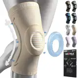 NEENCA Kniestütze, Komprimierte Kniebandage mit Patella Gel Pads & Feder Seitenstabilisatoren, Medizinischer Knieschützer für Laufen, Meniskusriss, Arthritis, Gelenkschmerzlinderung, ACL, Erholung