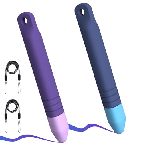 2er Pack Tablet Stift für Kinder, Kids Stylus Pen, Gummi Touchscreen Stift Kompatibel Mit Kindle iPad iPhone Und Android-Handy-Tablet Maschine Zur Frühkindlichen Bildung