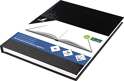 Skizzenbuch Kangaro A5 blanko mit schwarzem Hardcover, 80 Blatt 100g weiß Säurefreies Papier