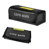 Lipo Safe Bag Lipo Akku Tasche Feuerfest Explosionsgeschützte Akku Tasche Feuerfeste Explosionsgeschützte Tasche Lipo Safe Für Akkus Lipo-Akku-Aufbewahrungsbox Feuerfest Lipo Batterie Tasche (Schwarz)