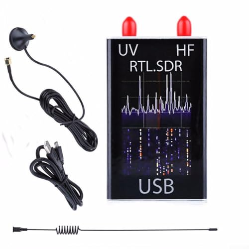 Kurzwellige Amateurband-Abdeckung, 100 kHz - 1,7 GHz Full UV HF RTL-SDR USB-Tuner-Empfänger R820T + 8232 Ham Tuner Receiver