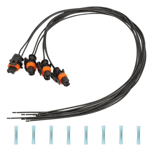 Anlseiod Injektor Kabelbaum für Jumper Ducato Fiesta MK6 Focus MK2 Focus MK3 Galaxy WA6 B Max C-Max cmax Scudo Einspritzdüse Stecker Kabelbaum Reparatursatz Kabelsatz