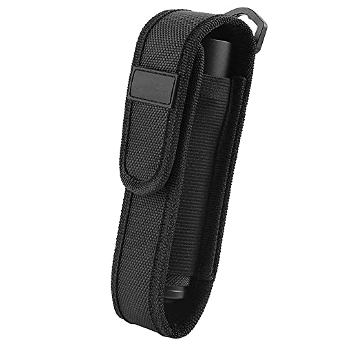 Schutzhülle für Taschenlampe, 205 mm Molle LED Taschenlampen Holster Tasche für Jagd, Camping, Wandern im Freien